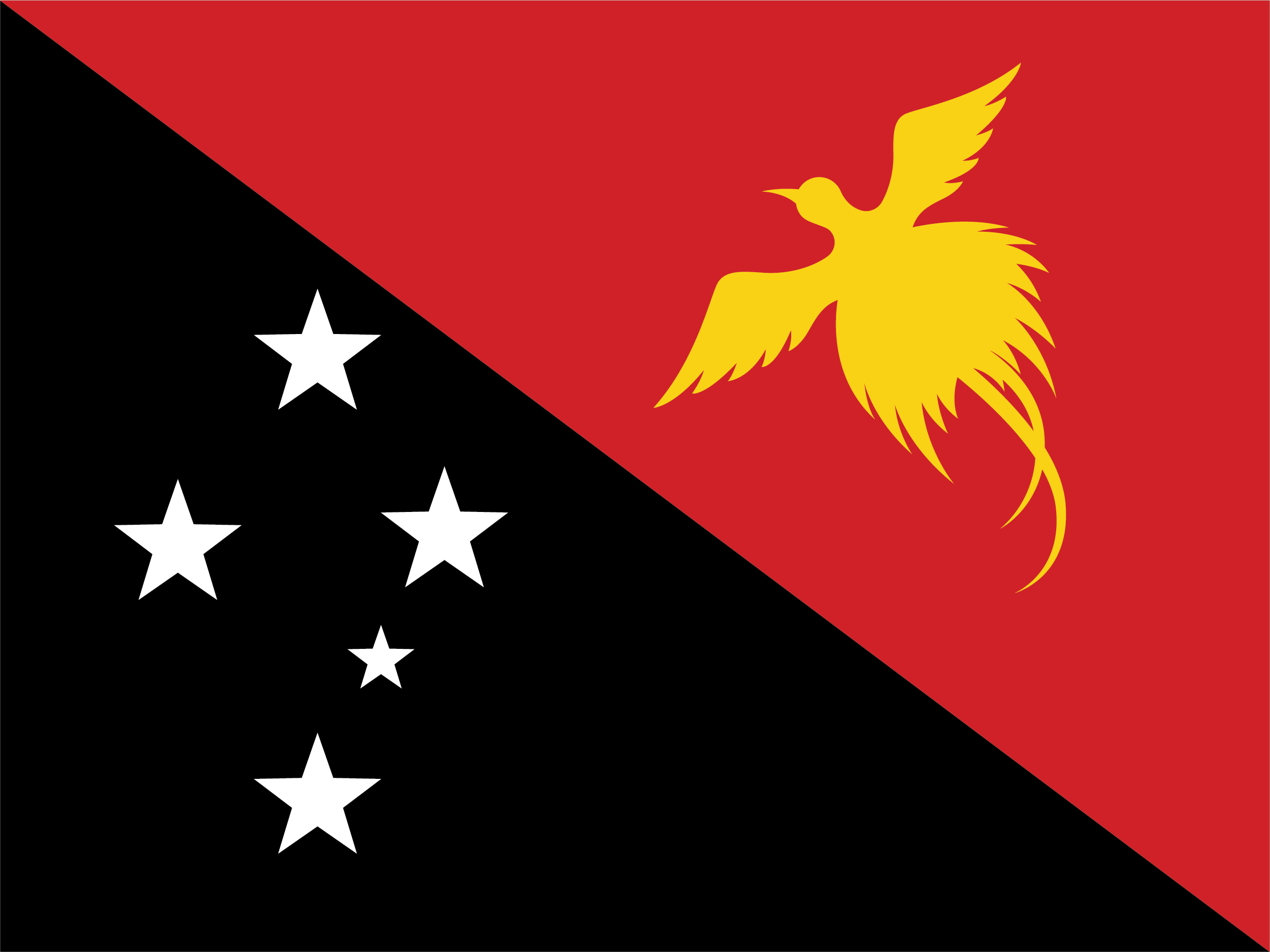 Image of Papua New Guinea flag