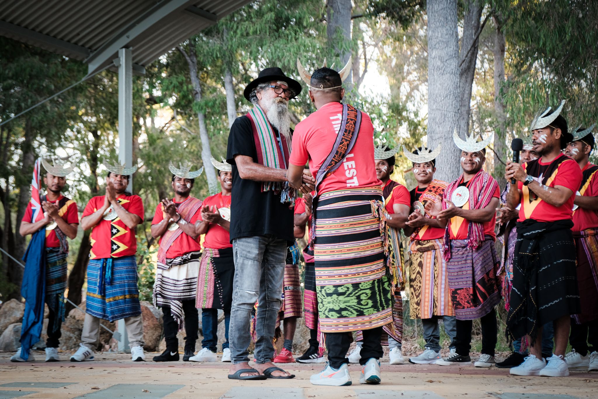 Image of PALM scheme workers participating in community event