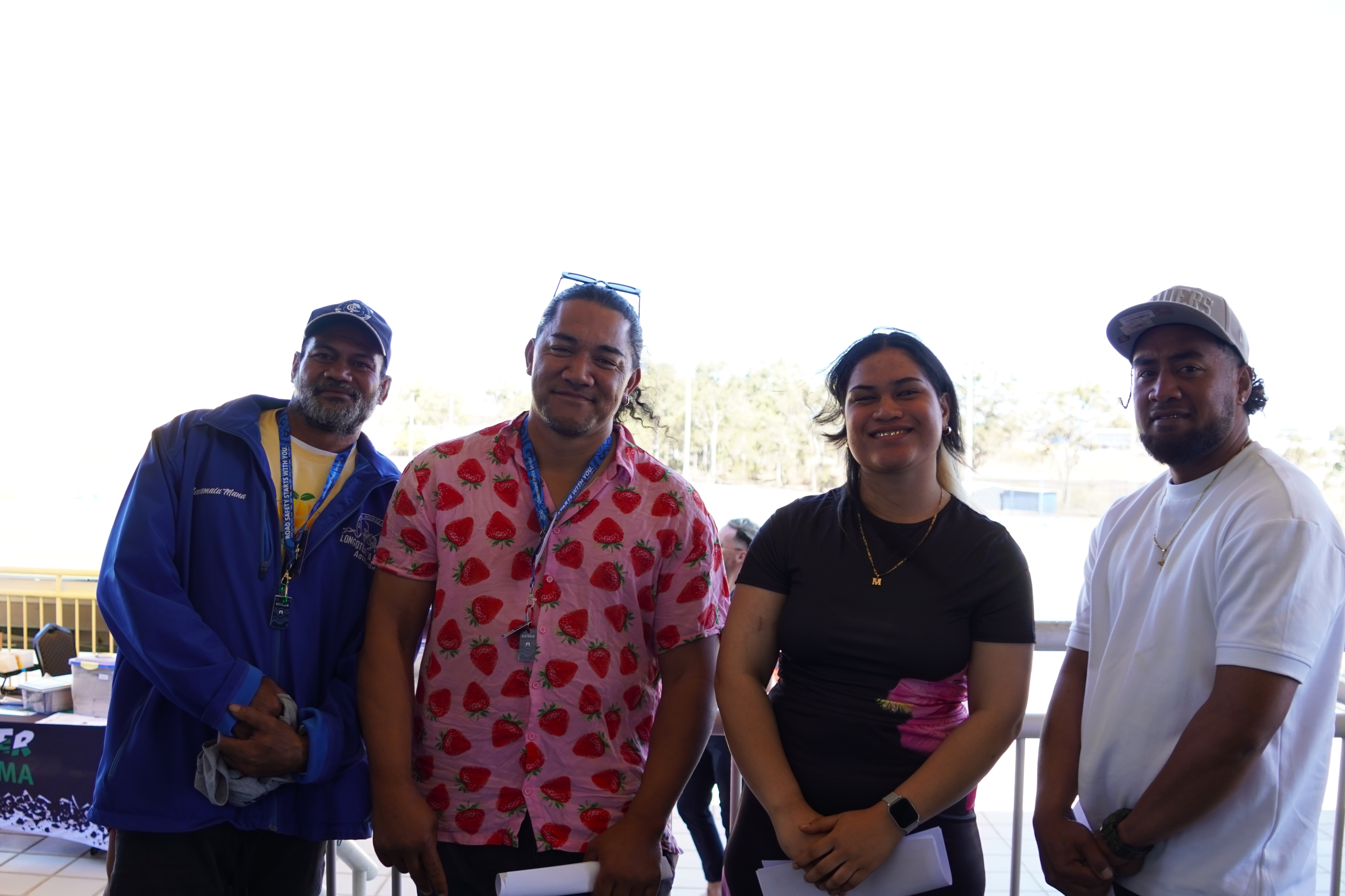 Image of 4 attendees of the event