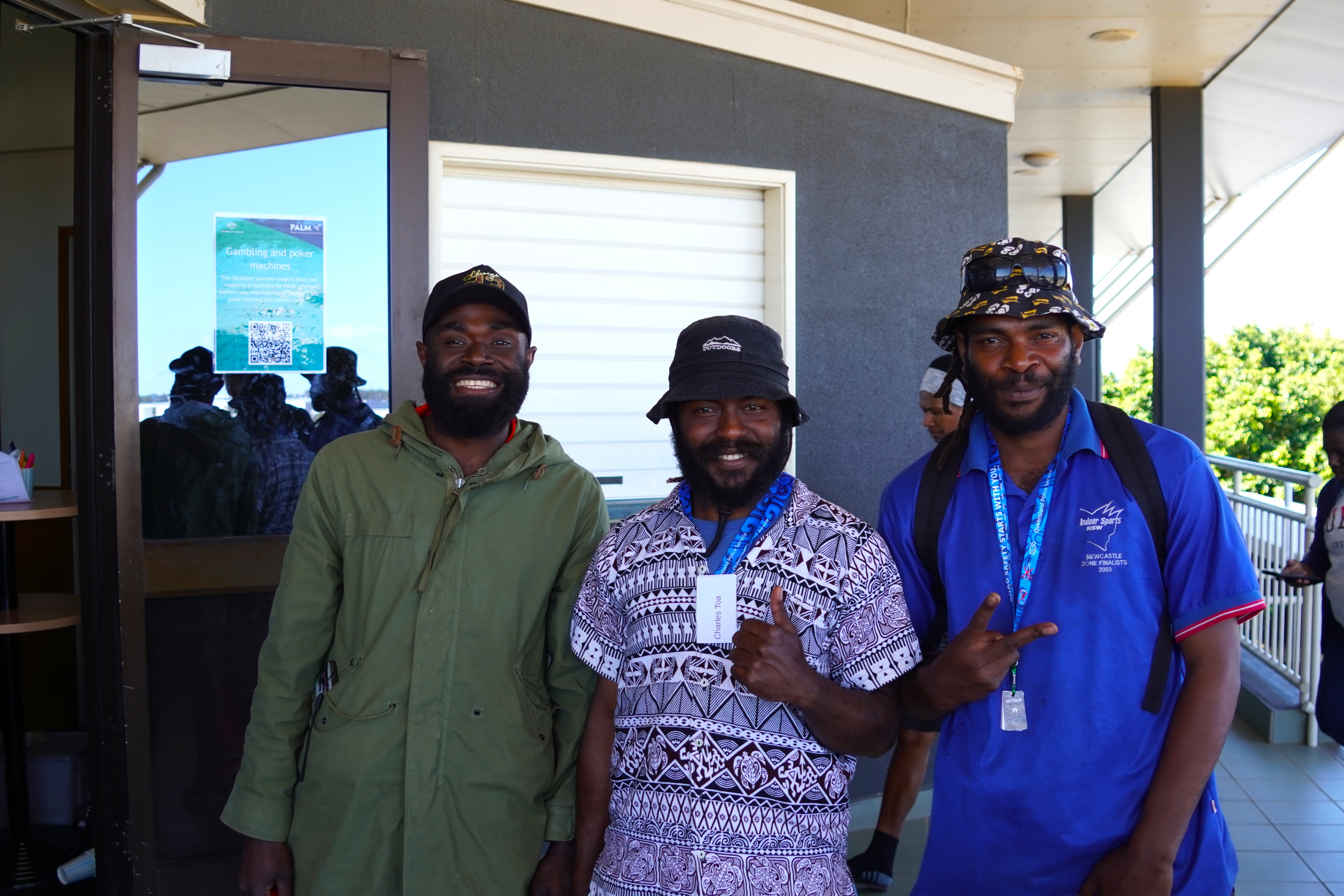Image of 3 attendees of the event