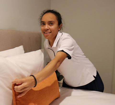 Worker from Timor-Leste at Kimberley Accommodation