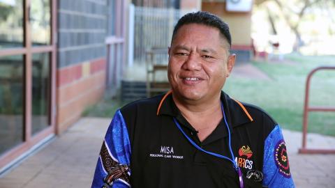Misa is a personal care worker and activities coordinator at ARRCS.