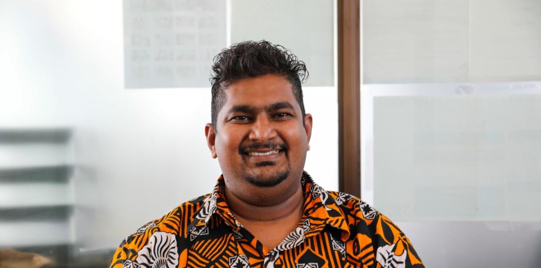 Image of Anesh, a Fijian PALM scheme worker