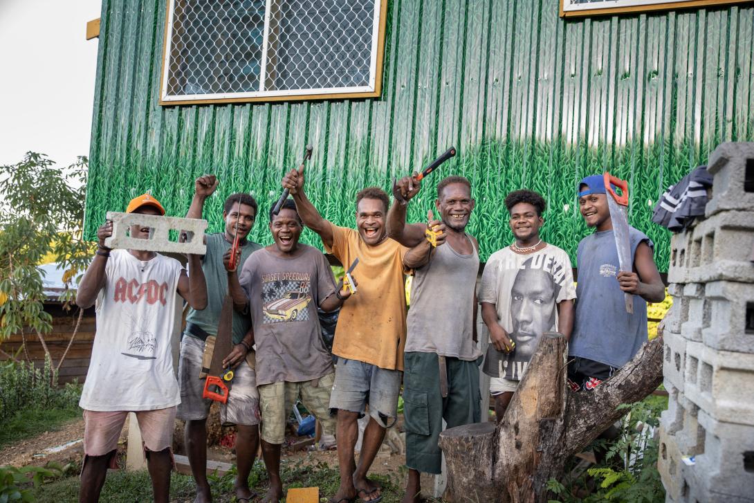 Image of PALM scheme workers in Solomon Islands